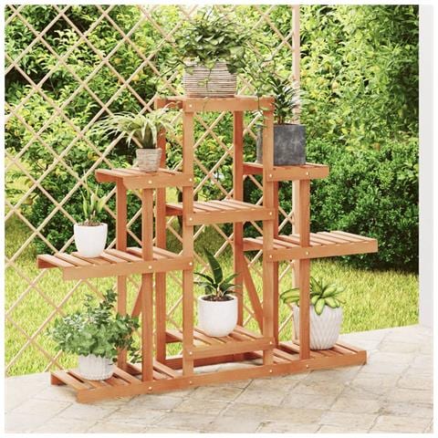 Portafiori 110x25x96 Cm In Legno Massello Di Abete - Foto 1