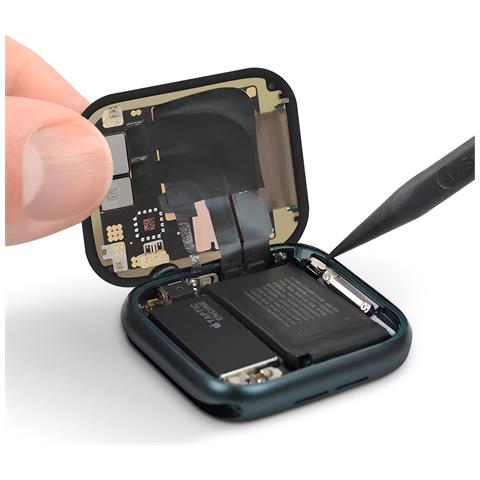 Schermo Lcd E Vetro Touch Per Apple Watch Serie 7 (45 Mm) Gps, Nero - Foto 2