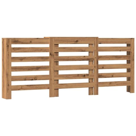 Copertura Termosifone Rovere Artigianale 205x21,5x83,5 Cm Legno - Foto 2