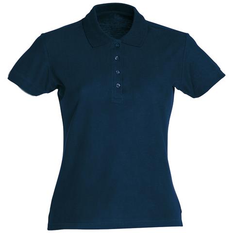 Basic Polo Ladies Blu Scuro M - Foto 1