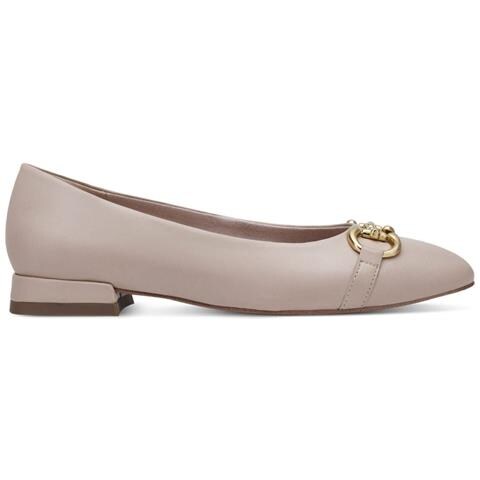 Powder Elegant Closed Ballerinas Ballerine Pelle Scarpe Donna Beige Eu 38, 1-22107-20 508 - Foto 1
