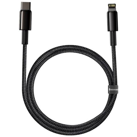 Cavo Di Ricarica E Trasferimento Usb-c-lightning 20w 2m, Nero - Foto 2