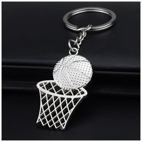 Portachiavi Da Basket, Regalo Per I Fan Nba Silver - Foto 2