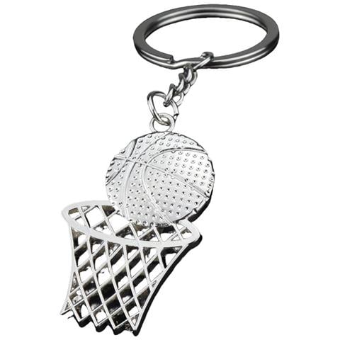 Portachiavi Da Basket, Regalo Per I Fan Nba Silver - Foto 1