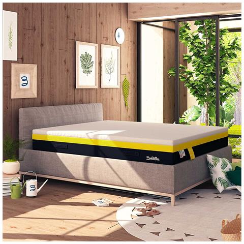 Materasso Lattice e Cocco Natura Eco 25 con Fodera Sfoderabile in Cotone Naturale, Singolo misura 70x190 cm - Foto 1