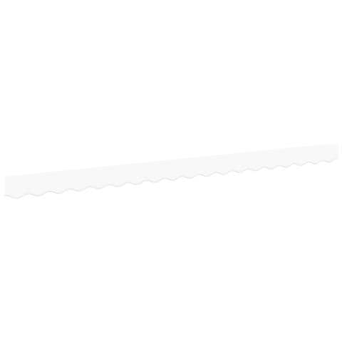 Valance per tende per telaio da 4 m Bianca 3.8x0.2 m - Foto 1