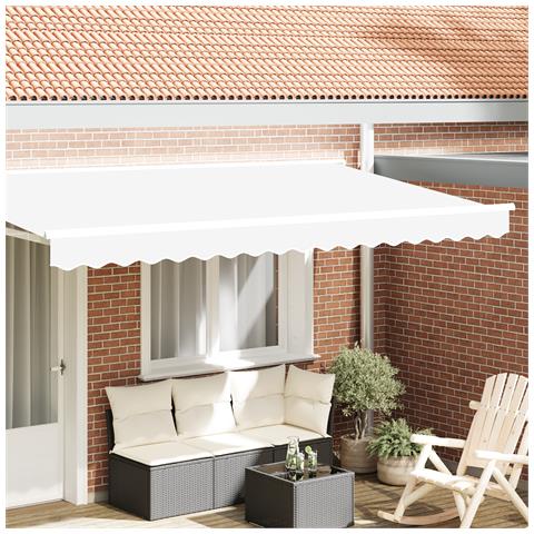 Valance per tende per telaio da 4 m Bianca 3.8x0.2 m - Foto 2