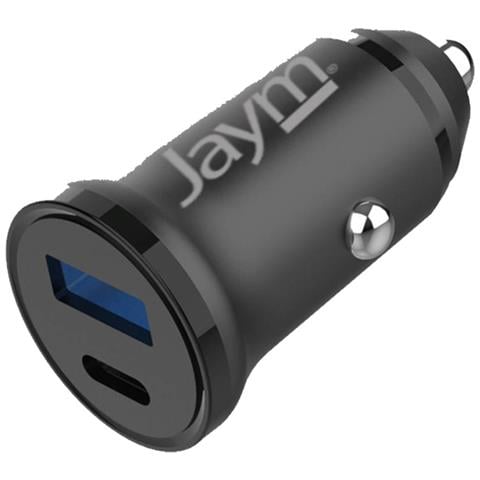 Caricabatterie Da Auto 30w Usb-a Qc / Usb-c Pd Rapido, Nero - Foto 1