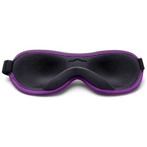 Mascherina Per Occhi 3d In Seta Di Latte - Comfort E Oscuramento Totale Purple - Foto 2