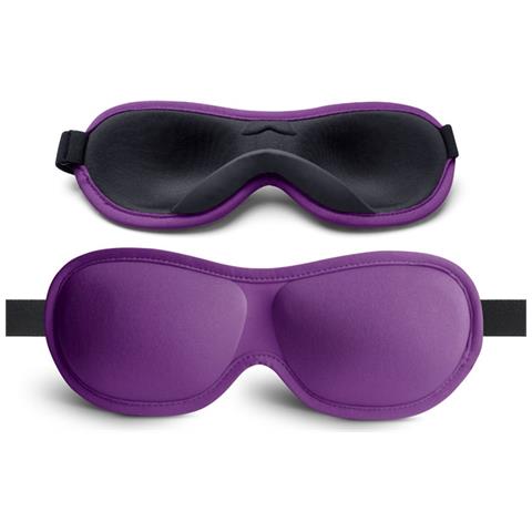 Mascherina Per Occhi 3d In Seta Di Latte - Comfort E Oscuramento Totale Purple - Foto 1