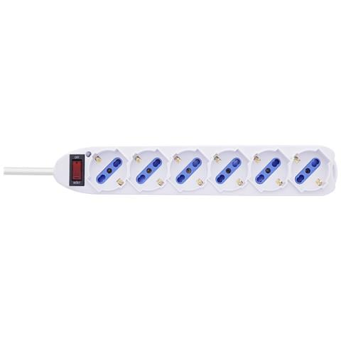 16461Z prolunghe e multiple 1,5 m 6 presa (e) AC Interno Bianco - Foto 3