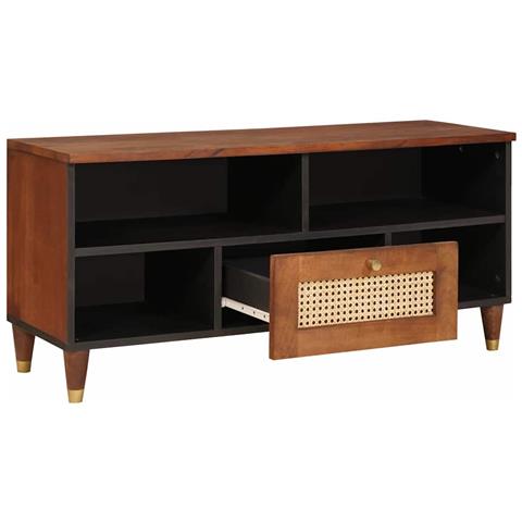 Armadi e Supporti per Storage di Media con cassetto Marrone - Foto 2