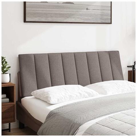 Cuscino Testiera Tortora 120 cm in Tessuto - Foto 2