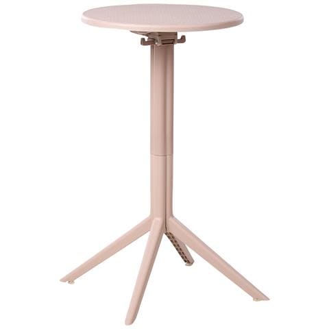 Tavolo Da Bar Da Giardino Legrena 60 Cm 60 Cm Beige - Foto 2