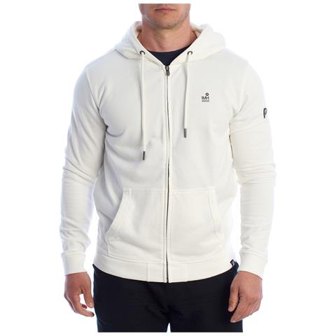 Felpa Con Cappuccio E Zip Hs24mfe01 Da Uomo - Foto 1