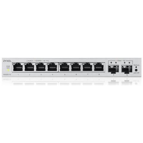 Gs1200-10v3 Gestito L2 Gigabit Ethernet (10/100/1000) Desktop Grigio - Foto 3