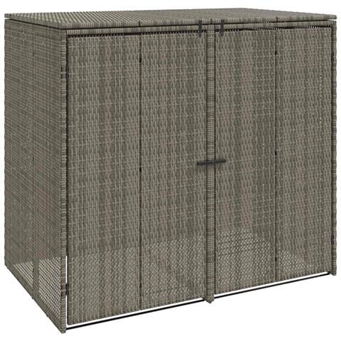Cassa per Spazzatura 2 pcs Grigio 65 x 80 x 115 cm Polietilene - Foto 1