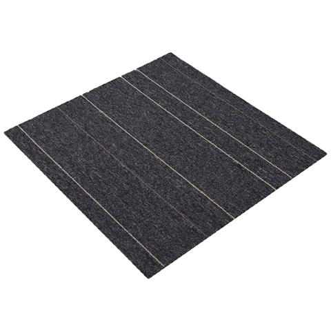 Piastrella per Tappeto Grigio scuro con strisce 50 x 50 cm - Foto 1