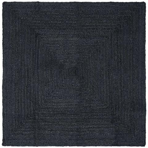 Tappeti per area Quadrato Grigio Scuro 200 x 200 cm Juta - Foto 1