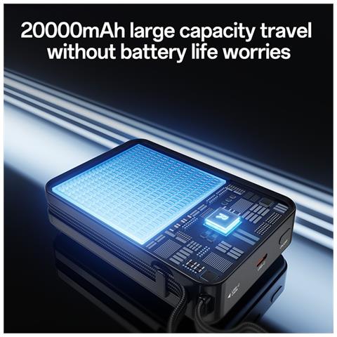 Power Bank - 20000 mAh, 65W - Foto 4