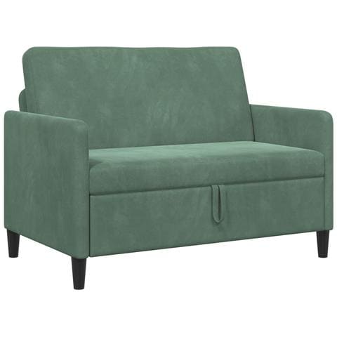 Divano con Storage Verde Mare 122 x 78 x 87 cm Poliestere - Foto 1