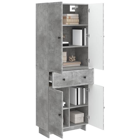Set di armadi 2 pcs 66 x 34,5 x 90 cm Legno ingegnerizzato - Foto 2