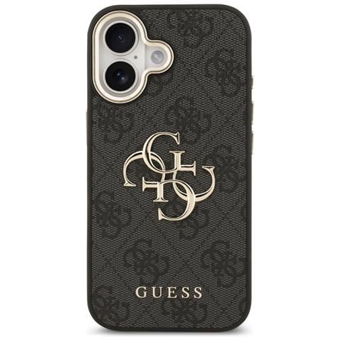 Custodia Per Iphone 17 Nera Con Dettagli In Oro Guess - Foto 1