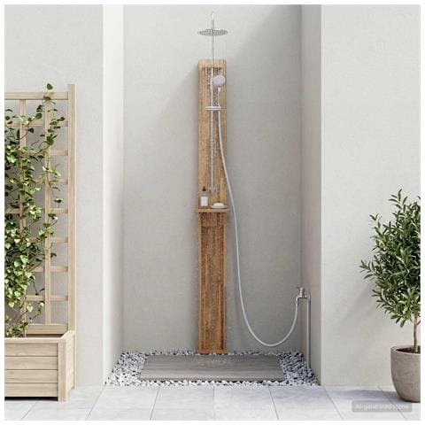 Doccia da esterno 257 cm Bianco - Foto 2