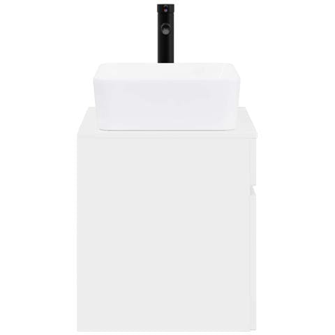 Set di mobili per il bagno Bianco Lucido Legno ingegnerizzato - Foto 10