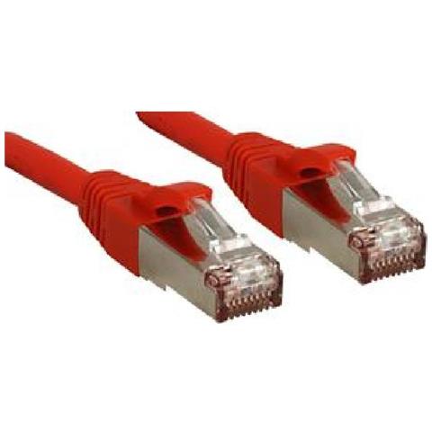 Cavo di Rete Patch Cat. 6 SSTP - S / FTP PIMF privo di alogeni, rosso, 10m - Foto 2