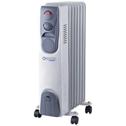 Stufa radiatore ad olio 7 elementi 1500 Watt 230 Volt con ruote - Foto 1