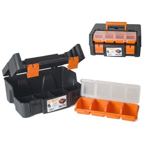 Cassetta portautensili in plastica con portaminuteria cm 38x29,5xH 17 - Foto 2