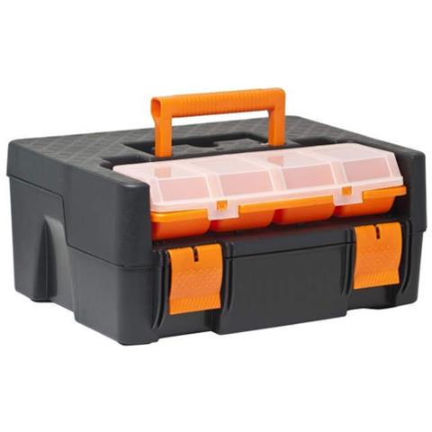 Cassetta portautensili in plastica con portaminuteria cm 38x29,5xH 17 - Foto 4