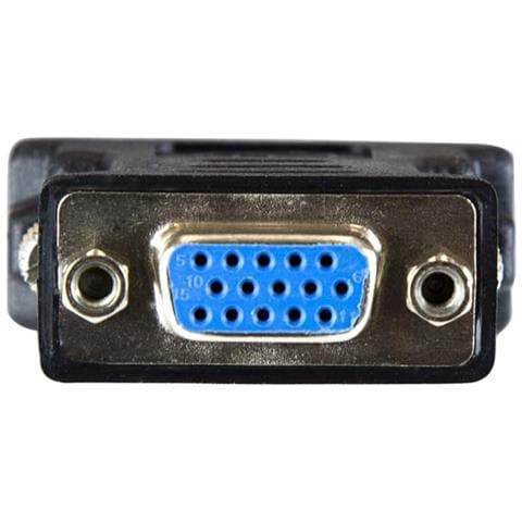 Adattatore Convertitore DVI a VGA - DVI-I Maschio a DB15 Femmina - Confezione da 10 pezzi / colore nero - Foto 2