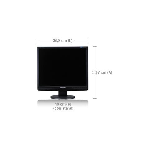 [Ricondizionato GOLD] LCD Monitor SyncMaster SM743B - 43,2 cm (17") - 5 ms - 1280 x 1024 - 16.7 milioni di colori - 300 cd / m2 - 1,000:1 - SXGA - DVI - VGA - Nero - Foto 2