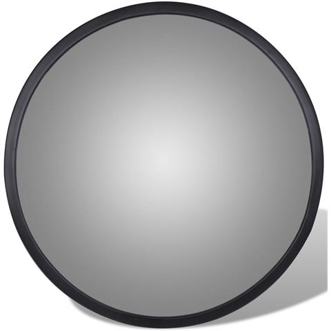 Specchio Per Il Traffico Convesso Nero Acrilico Interni 30 Cm - Foto 4