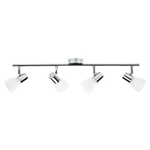 Faretto Orientabile Led Quadruplo 'coir' - 4x4,3w - 1360 Lumen - L. calda - Foto 2