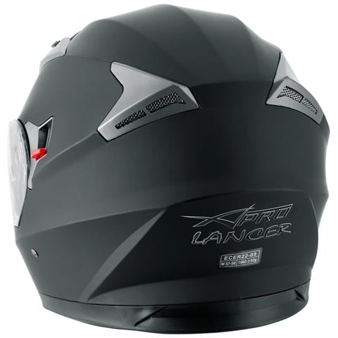 Casco Modulare Apribile Moto Touring Sport Visiera Parasole Nero Opaco M - Foto 2