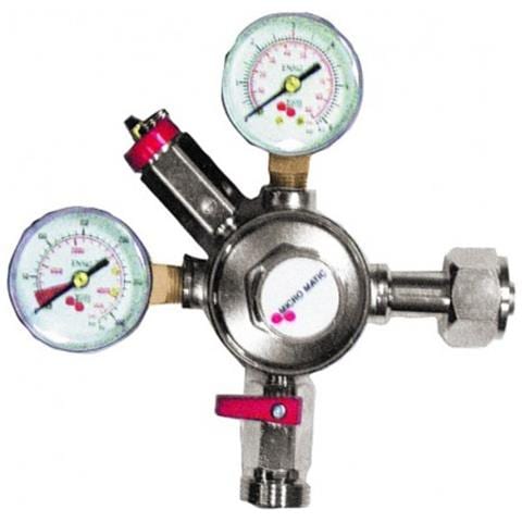 Riduttore Di Pressione Regolatore Di Pressione - Co2 Premium Micro Matic 2 Tubi - Foto 1