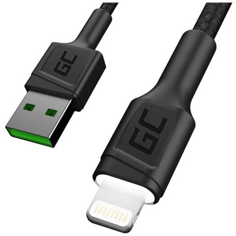 Ray Led Cavo Usb-a A Lightning Fast Charging 2 Mt Black - Foto 2