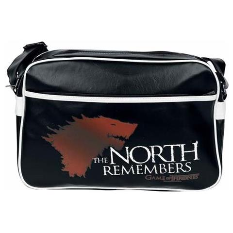 Game Of Thrones - Il Trono Di Spade - Messenger Bag The North Remembers - Vinyl - Borsa Grande Con Tracolla - Foto 1