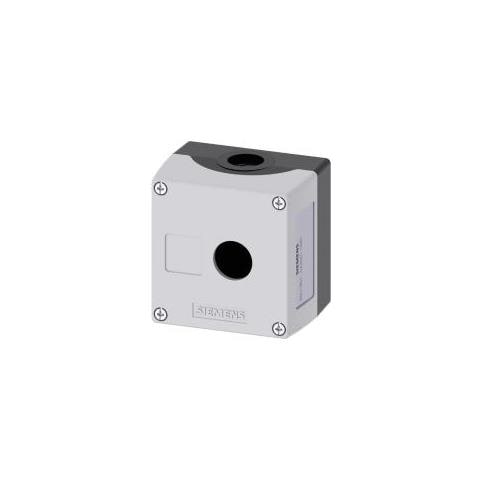 Leergehuse 1 Einbaustelle (l X B X H) 85 X 85 X 64 Mm Unbeschriftet Grau Sirius Act 3su1801-0aa00-0ab1 1 St. (3su1801-0aa00-0ab1) - Foto 1