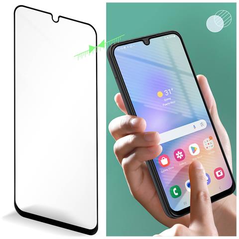 Vetro Temperato Per Samsung Galaxy A05s Adesione Totale - Foto 2