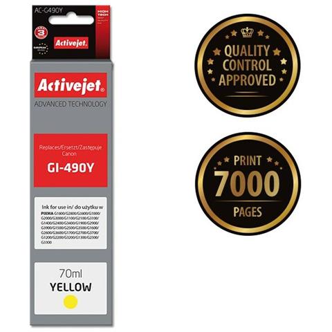 Cartuccia Ad Inchiostro Originale Ac-g490y Giallo - Foto 2