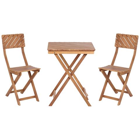 Set Bistrot Ardore Legno Legno Scuro - Foto 2