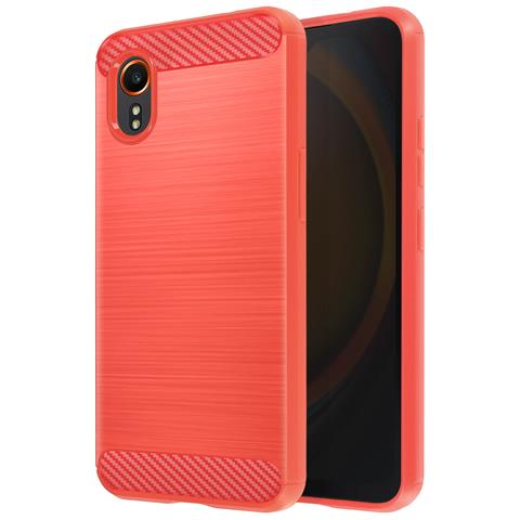 Cover Per Samsung Galaxy Xcover 7 Morboda Effetto Carbonio Spazzolato - Foto 1