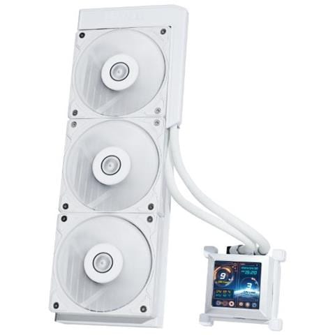 Hslcd36sw Sistema Di Raffreddamento Per Computer Case Per Computer Raffreddatore Di Liquidi Tutto In Uno 12 Cm Bianco - Foto 1