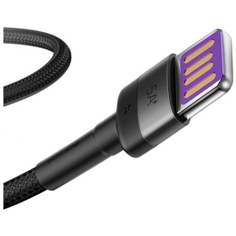 Cavo Di Ricarica E Trasferimento Usb-c-usb-c Bifacciale 5a 1m, Nero - Foto 2