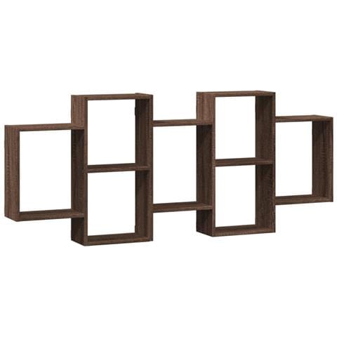 Scaffale A Parete Rovere Marrone 159x18x65 Cm In Truciolato - Foto 2