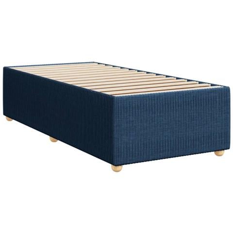 Giroletto Senza Materasso Blu 90x200 Cm In Tessuto - Foto 3